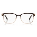 Tom Ford - Square Optical Frame Glasses - Occhiali Quadrati in Metallo - Marroni - FT5323 - Occhiali da Vista - Tom Ford Eyewear