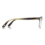 Tom Ford - Optical Frame Sunglasses - Quadrati in Metallo - Canna di Fucile - FT5323 - Occhiali da Vista - Tom Ford Eyewear