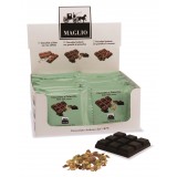 Cioccolato Maglio - Snack Bar - Chocolate with Pistachios - Bitter 60 % Cocoa