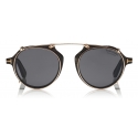 Tom Ford - Tom N.15 Sunglasses - Occhiali in Vero Corno di Bufalo - Nero - FT5561-P-B - Occhiali da Sole - Tom Ford Eyewear