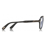 Tom Ford - Tom N.15 Sunglasses - Occhiali in Vero Corno di Bufalo - Nero - FT5561-P-B - Occhiali da Sole - Tom Ford Eyewear