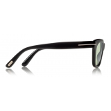 Tom Ford - Tom N.5 Sunglasses - Occhiali con Montatura in Corno - Corno Nero - FT5439-P - Occhiali da Sole - Tom Ford Eyewear