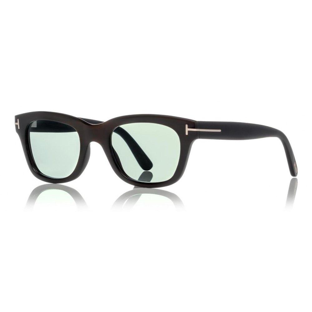 Tom Ford - Tom  Sunglasses - Horn Frame Sunglasses - Black Horn -  FT5439-P - Sunglasses - Tom Ford Eyewear - Avvenice