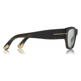 Tom Ford - Tom N.12 Sunglasses - Occhiali di Forma Quadrata - Corno Verde - FT0601-P - Occhiali da Sole - Tom Ford Eyewear