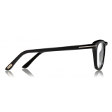 Tom Ford - Blue Block Round Optical Glasses - Occhiali Rotondi Ottici - Nero - FT5488-B - Occhiali da Vista - Tom Ford Eyewear