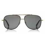 Tom Ford - Benton Sunglasses - Occhiali da Sole Stile Navigatore - Fumo - FT0693 - Occhiali da Sole - Tom Ford Eyewear