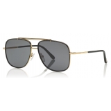 Tom Ford - Benton Sunglasses - Occhiali da Sole Stile Navigatore - Fumo - FT0693 - Occhiali da Sole - Tom Ford Eyewear