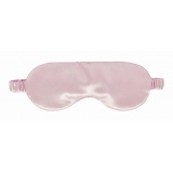 by Dariia Day - Silk Eyemask - Blush Pink - Bedding - Home - Mulberry Silk - Artisan Silk Eyemask - Luxury