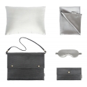 by Dariia Day - Silk Travel Set - Silver Grey - Bedding - Home - Mulberry Silk - Artisan Silk Pillowcase - Luxury