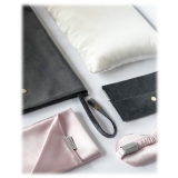 by Dariia Day - Silk Travel Set - Blush Pink - Bedding - Home - Mulberry Silk - Artisan Silk Pillowcase - Luxury