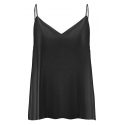 by Dariia Day - Silk Top - Midnight Black - Fashion - New Collection - Mulberry Silk - Artisan Silk Top - Luxury