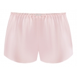 by Dariia Day - Silk Shorts - Blush Pink - Fashion - New Collection - Mulberry Silk - Artisan Silk Shorts - Luxury
