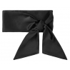 by Dariia Day - Sciarpa Lunga in Seta - Nero Midnight - Fashion - New Collection - Seta Gelso - Sciarpa Artigianale - Luxury