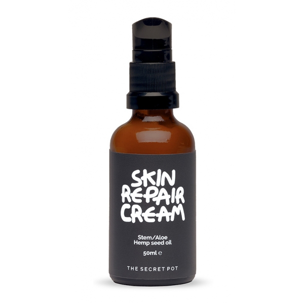 The Secret Pot - Skin Repair Cream - Aloe, Stem Cells and Hemp - Timeless - Anti Age Treatment - Face