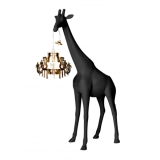 Qeeboo - Giraffe in Love XS - Nera - Lampada da Terra Qeeboo by Marcantonio - Illuminazione - Casa