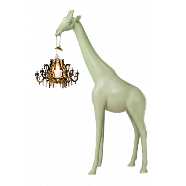 Qeeboo - Giraffe in Love XS - Warm Sand - Qeeboo Free Standing Lamp by Marcantonio - Lighting - Home