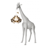 Qeeboo - Giraffe in Love XS - Sabbia Fredda - Lampada da Terra Qeeboo by Marcantonio - Illuminazione - Casa