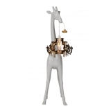 Qeeboo - Giraffe in Love XS - Sabbia Fredda - Lampada da Terra Qeeboo by Marcantonio - Illuminazione - Casa