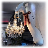 Qeeboo - Giraffe in Love Wall Lamp - White - Qeeboo Wall Standing Lamp by Marcantonio - Lighting - Home