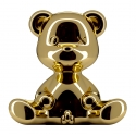 Qeeboo - Teddy Boy Lamp Metal Finish - Gold - Qeeboo Table Standing Lamp by Stefano Giovannoni - Lighting - Home