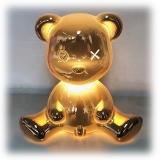Qeeboo - Teddy Boy Lamp Metal Finish - Oro - Lampada da Tavolo Qeeboo by Stefano Giovannoni - Illuminazione - Casa
