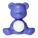 Qeeboo - Teddy Girl Rechargeable Lamp - Violet - Qeeboo Table Standing Lamp by Stefano Giovannoni - Lighting - Home