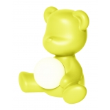 Qeeboo - Teddy Girl Rechargeable Lamp - Lime - Lampada da Tavolo Qeeboo by Stefano Giovannoni - Illuminazione - Casa