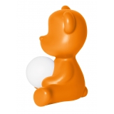 Qeeboo - Teddy Girl Rechargeable Lamp - Arancione - Lampada da Tavolo Qeeboo by Stefano Giovannoni - Illuminazione - Casa