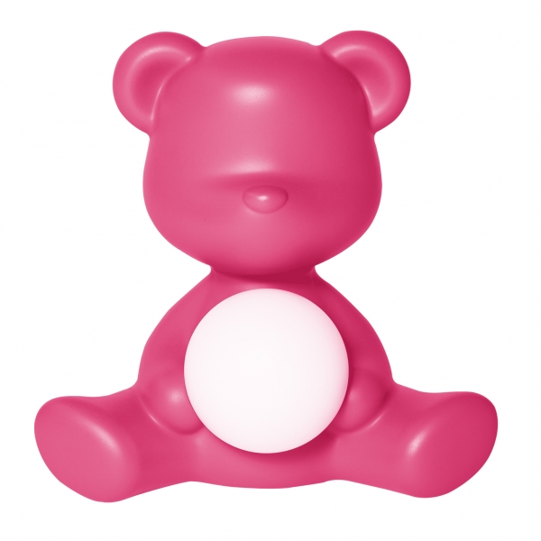 Qeeboo - Teddy Girl Rechargeable Lamp - Fuxia - Qeeboo Table Standing Lamp by Stefano Giovannoni - Lighting - Home