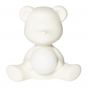 Qeeboo - Teddy Girl Rechargeable Lamp - White - Qeeboo Table Standing Lamp by Stefano Giovannoni - Lighting - Home