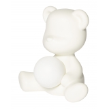 Qeeboo - Teddy Girl Rechargeable Lamp - White - Qeeboo Table Standing Lamp by Stefano Giovannoni - Lighting - Home