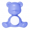 Qeeboo - Teddy Girl Rechargeable Lamp - Azzurro - Lampada da Tavolo Qeeboo by Stefano Giovannoni - Illuminazione - Casa