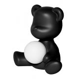 Qeeboo - Teddy Girl Rechargeable Lamp - Black - Qeeboo Table Standing Lamp by Stefano Giovannoni - Lighting - Home