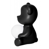 Qeeboo - Teddy Girl Rechargeable Lamp - Black - Qeeboo Table Standing Lamp by Stefano Giovannoni - Lighting - Home