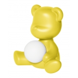 Qeeboo - Teddy Girl Rechargeable Lamp - Giallo - Lampada da Tavolo Qeeboo by Stefano Giovannoni - Illuminazione - Casa