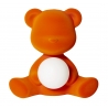 Qeeboo - Teddy Girl Rechargeable Lamp Velvet Finish - Orange - Standing Lamp by Stefano Giovannoni - Lighting - Home