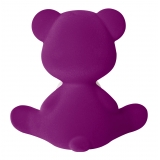 Qeeboo - Teddy Girl Rechargeable Lamp Velvet Finish - Violet - Standing Lamp by Stefano Giovannoni - Lighting - Home