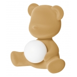 Qeeboo - Teddy Girl Rechargeable Lamp Velvet Finish - Arena - Standing Lamp by Stefano Giovannoni - Lighting - Home