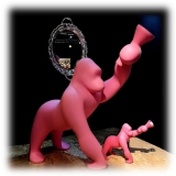 Qeeboo - Kong - Bright Pink - Qeeboo Free Standing Lamp by Stefano Giovannoni - Lighting - Home