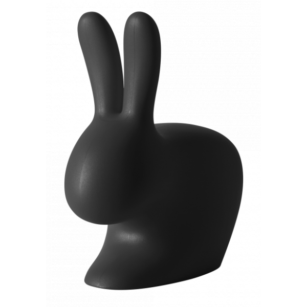 Qeeboo - Rabbit Chair - Black - Qeeboo Chair by Stefano Giovannoni - Furniture - Home