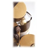 Vincente Delicacies - Almond Cookies with Sicilian Pistachios and Covered with Fine White Chocolate - Cylindrical Box