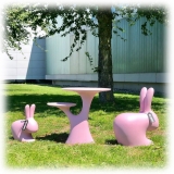 Qeeboo - Rabbit Chair - Grigio Chiaro - Sedia Qeeboo by Stefano Giovannoni - Arredamento - Casa