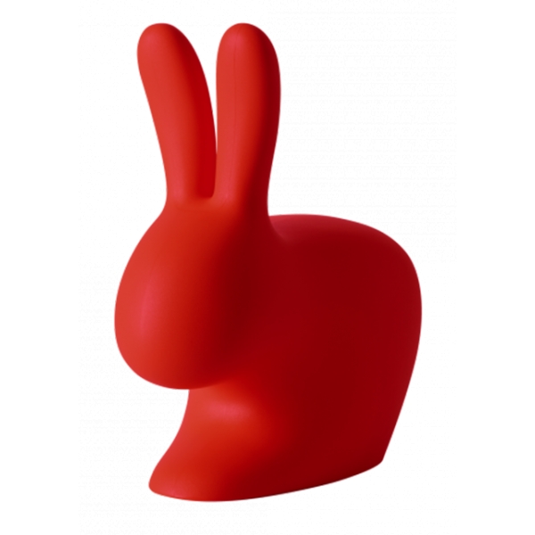 Qeeboo - Rabbit Chair Baby - Red - Qeeboo Chair by Stefano Giovannoni - Furniture - Home