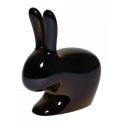 Qeeboo - Rabbit Chair Metal Finish - Black Pearl - Qeeboo Chair by Stefano Giovannoni - Furniture - Home