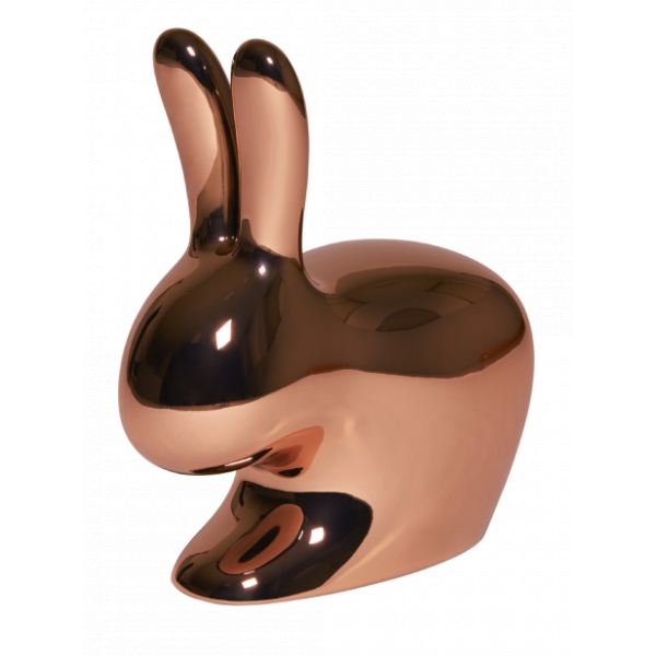 Qeeboo - Rabbit Chair Metal Finish - Copper - Qeeboo Chair by Stefano Giovannoni - Furniture - Home