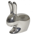 Qeeboo - Rabbit Chair Baby Metal Finish - Argento - Sedia Qeeboo by Stefano Giovannoni - Arredamento - Casa