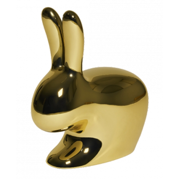 Qeeboo - Rabbit Chair Baby Metal Finish - Gold - Qeeboo Chair by Stefano Giovannoni - Furniture - Home