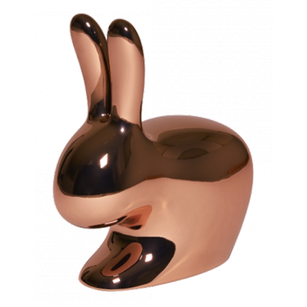 Qeeboo - Rabbit Chair Baby Metal Finish - Copper - Qeeboo Chair by Stefano Giovannoni - Furniture - Home