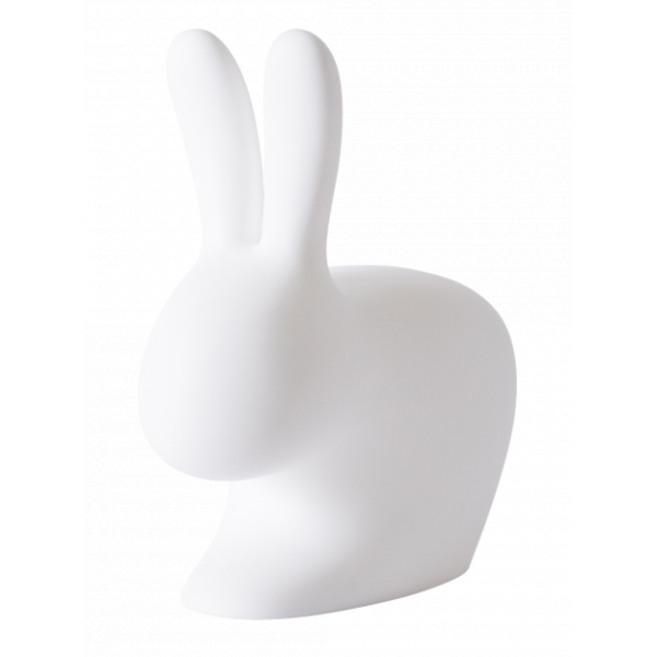 Qeeboo - Rabbit Lamp - White - Qeeboo Free Standing Lamp by Stefano Giovannoni - Lighting - Home