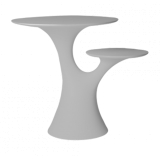 Qeeboo - Rabbit Tree - Grey - Qeeboo Table by Stefano Giovannoni - Furniture - Home